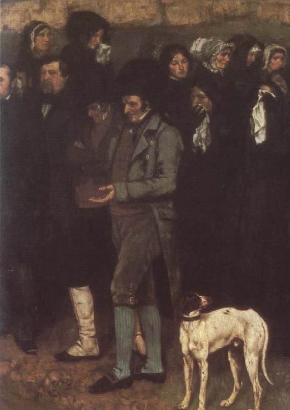 Gustave Courbet Interment oil painting image